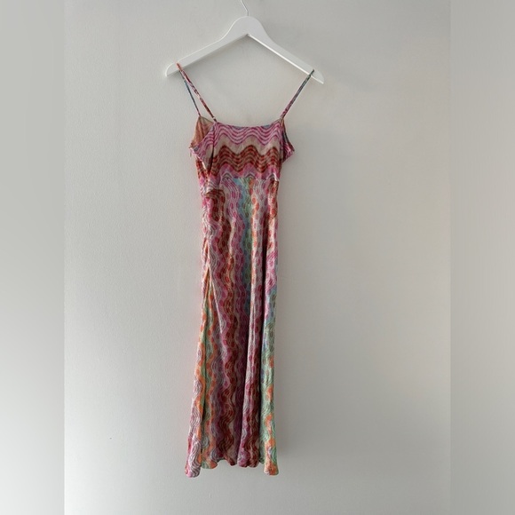 ANNA SUI Swirly Rainbow Knit Dress - Picture 14 of 16